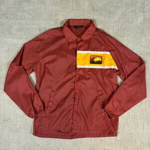Vintage 70s Retro Swingster Golden Circle Men M Nylon Sportswear Windbreaker